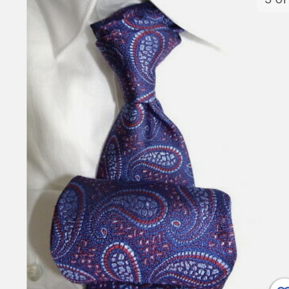 NWT ROBERT TALBOTT "BEST of CLASS" SILK PAISLEY TIE